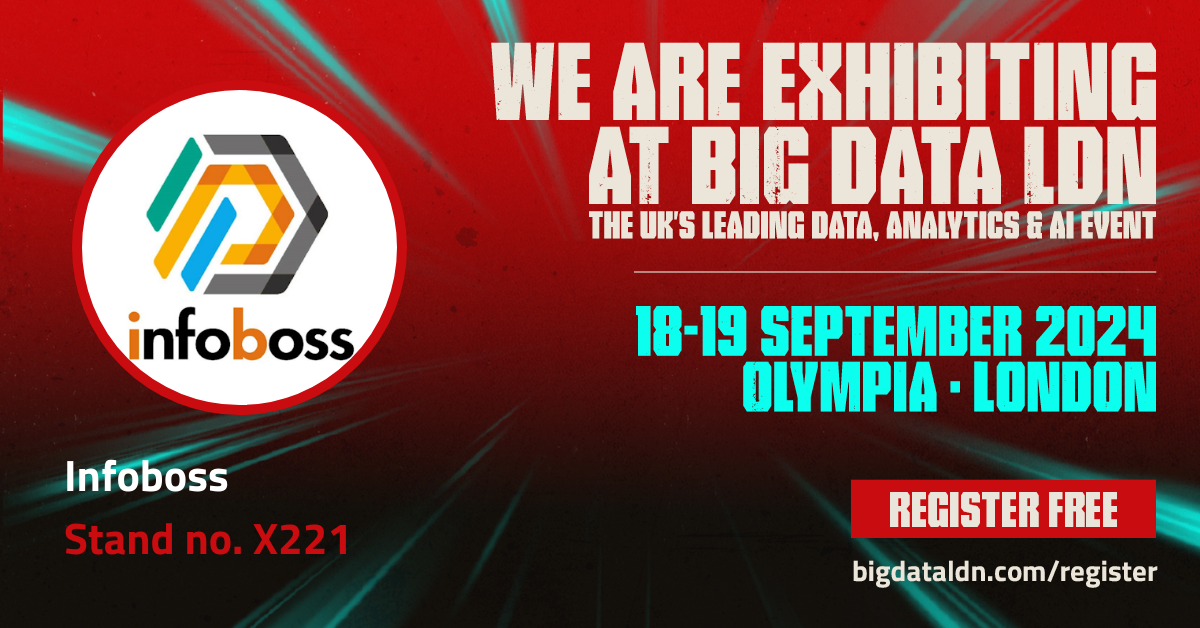 Visit us on stand X221 @ Big Data LDN 2024